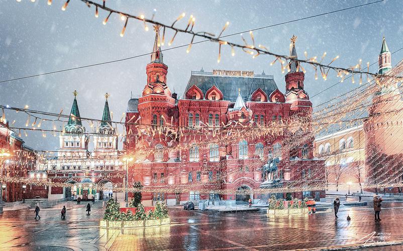 Поезд| Новогодняя Москва: волшебство под звёздами