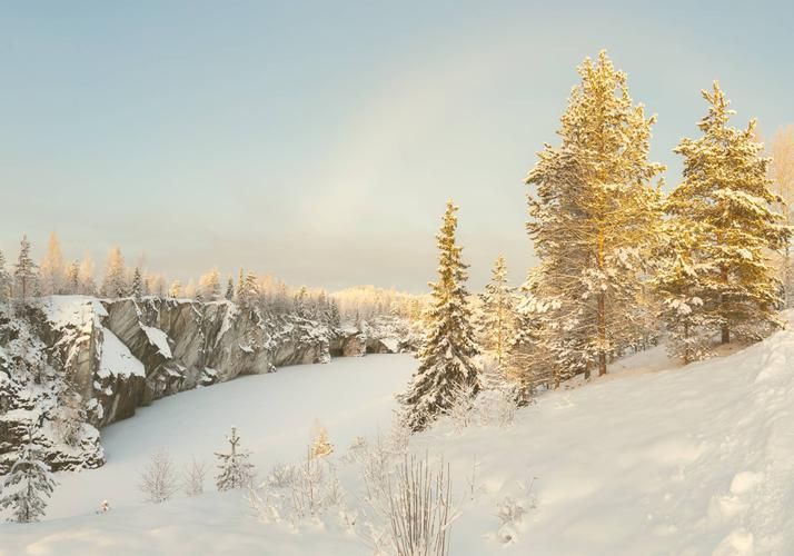 Карелия в зимнем танце: между льдом, лесом и тишиной